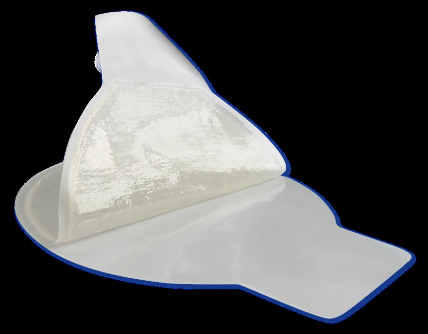 Оклюзійна наліпка (chest seal) — прозора плівка з клейким шаром і марлевою подушечкою для герметизації відкритої рани…
