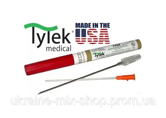 Декомпресійна голка TyTek Medical TPAK (Tension Pneumothorax Access Kit), MADE IN THE USA: захисний тубус, голка…